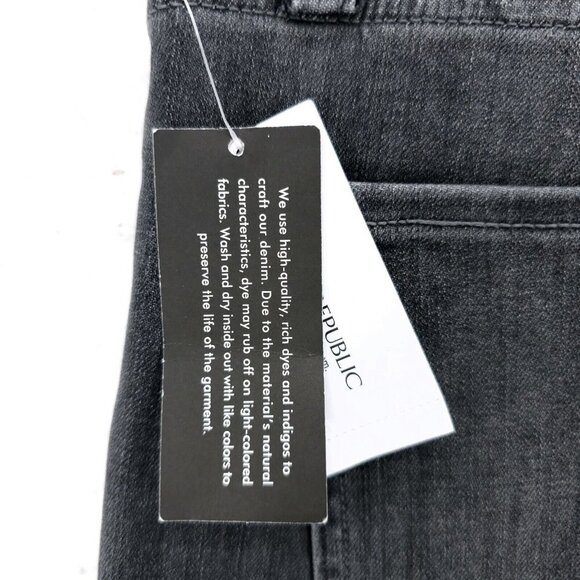 NWT Banana Republic Premium Denim Gray High Rise Skinny Ankle Jeans Size 29 - Picture 8 of 11